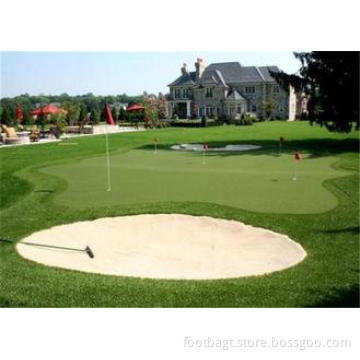 PE Monofliment yarn Golf Artificial Grass , 4500Dtex 15mm O